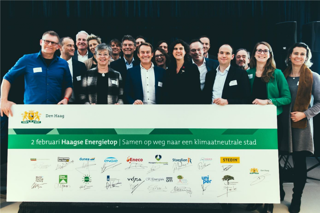 Haags Energie Akkoord: Bedrijven, bewoners en gemeente onderstrepen samenwerking